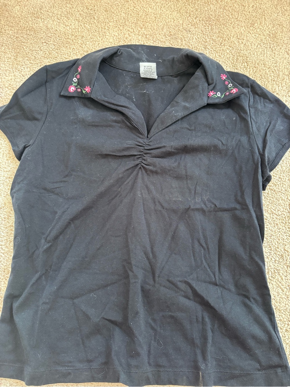 ELLEMENO COLLARED SHIRT SIZE LARGE